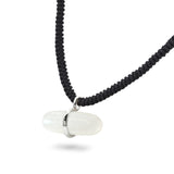 AURUM MOONSTONE MACRAMÉ NECKLACE